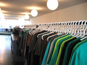 storing clothes